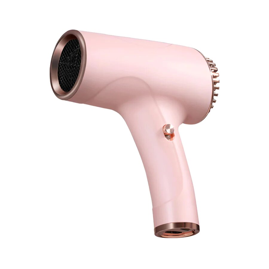 Pink Cordless Hair Dryer