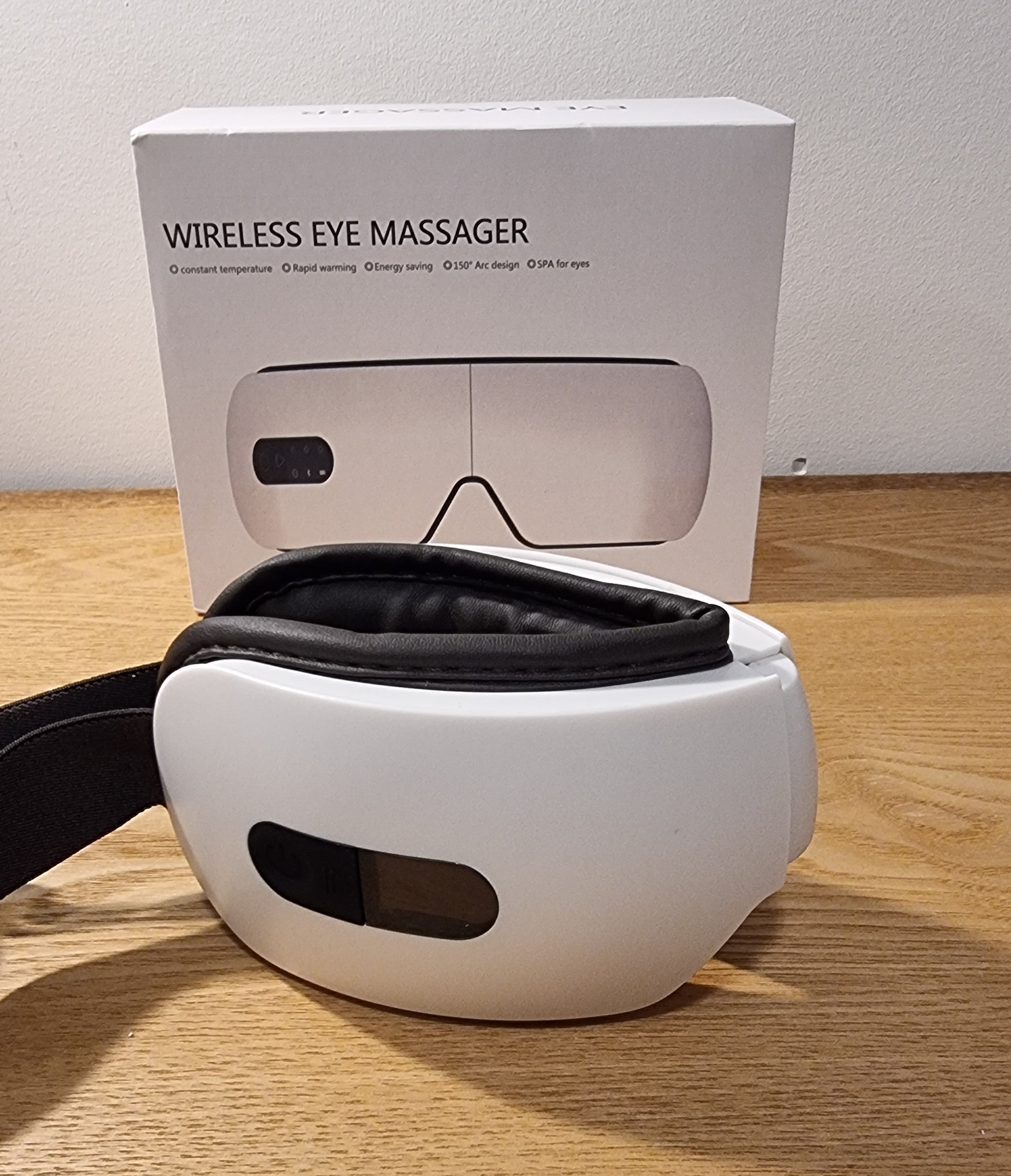 White Smart Eyes Massager Pink